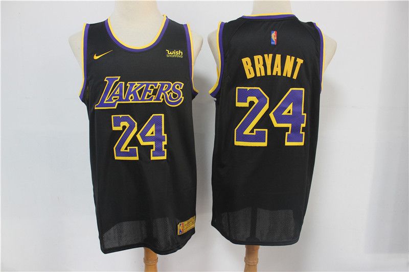 Men Los Angeles Lakers #24 Bryant Black 2021 Nike Playoff bonus NBA Jersey